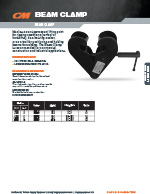 CM Beam Clamps Brochure