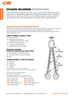 Chain Slings Catalog