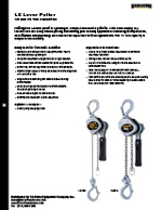 Harrington LX Lever Hoist Specs