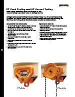Harrington PT and GT Series Trolley Specs