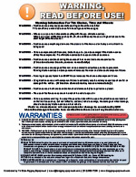 Quality Chain Corp Tire Chain Warning