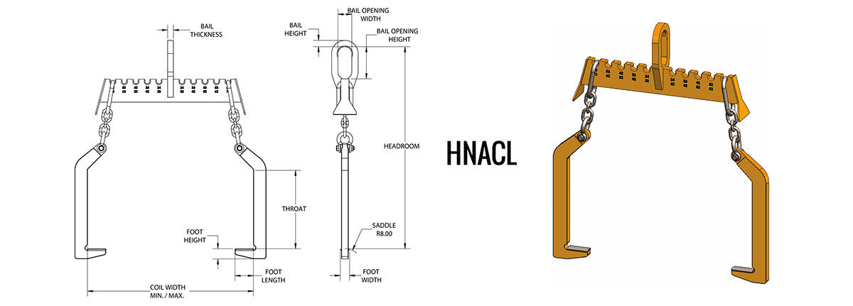 HNACL - Narrow Arm Coil Lifter HNACL - Narrow Arm Coil Lifter