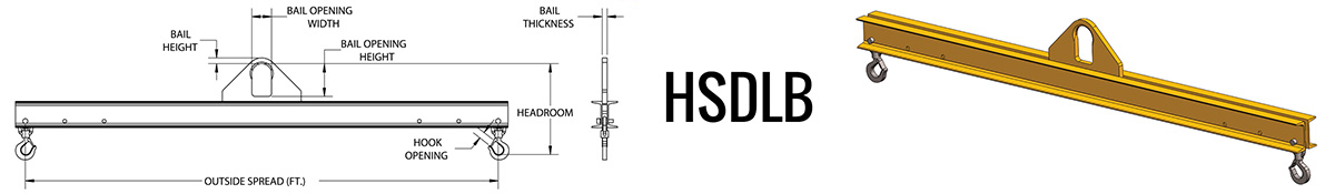 HSDLB - Standard Duty Lifting Beam HSDLB - Standard Duty Lifting Beam