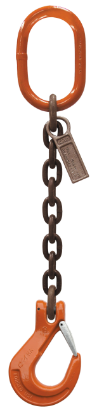 Sling Hook with Latch Single-Leg, Grade 100, Mechanical Chain Sling