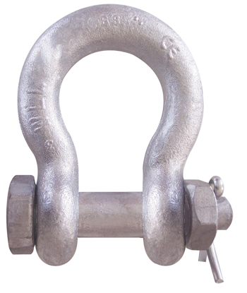 Super Strong Bolt, Nut, & Cotter Anchor Shackle, Galvanized