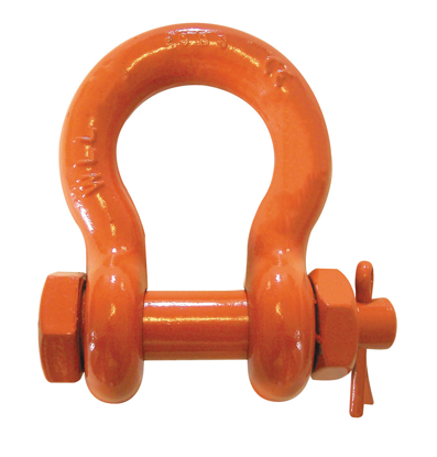Super Strong Bolt, Nut, & Cotter Anchor Shackle, Powder Coated