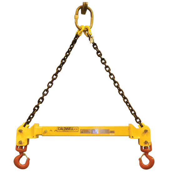 5 Ton Adjustable Spreader Beam w/ Top Chain Rigging