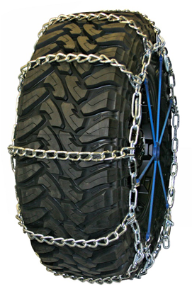 Quality Chain Light Truck Highway Service Cam Tire Chain, Wide Base Single Mount